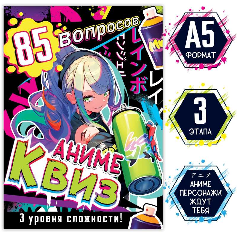 Anime Quiz Book, A5