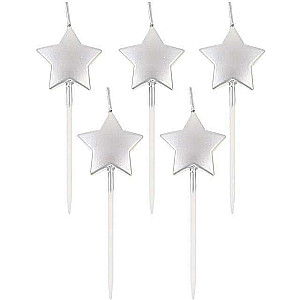 Candle Set - Stars 5pcs.
