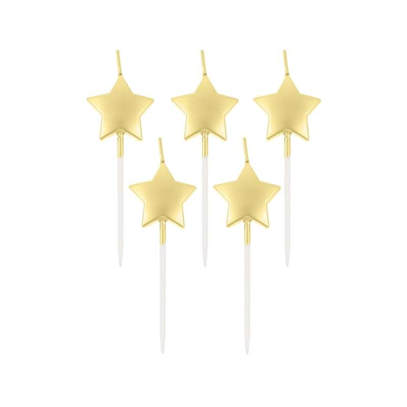 Set of Candles - Stars 5pcs.