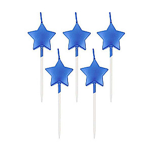 Candle Set - Stars 5pcs