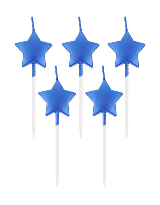 Candle Set - Stars 5pcs