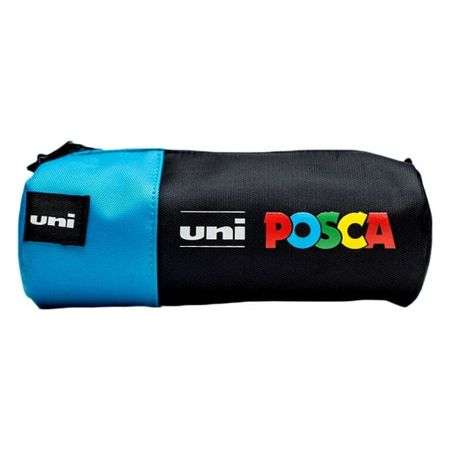 UNI Posca Tubular Pencil Case 1-compartment 200x85mm, blue-black
