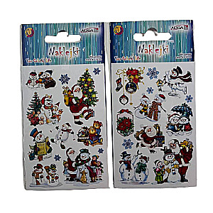 Christmas Stickers 8x12cm, mix