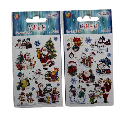 Christmas Stickers 8x12cm, mix