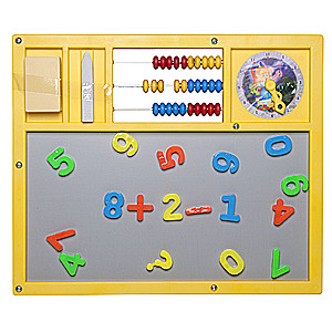 Magnetic Learning Board with Counting Dice