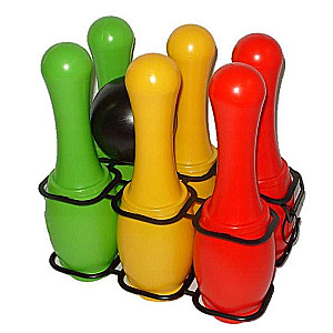 Children's Bowling Set, 6 Pieces with Ball