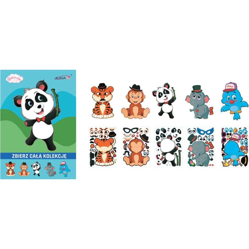 Decor Sticker - Animal 14.5x21 cm, mix