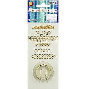 Accessories for making jewelry, 93pcs, gold