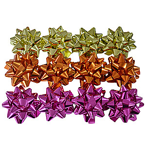 Bow - Star 11cm, mix