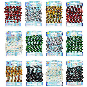 Beads - 5mm, 3m, mix.