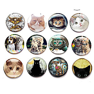 Magnet - Cat 3.5cm, mix