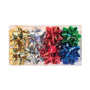 Bow - Star 7.5cm with Velcro, mix