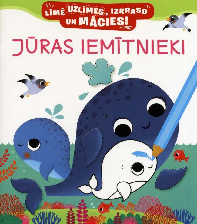 Sticker Activities, Color It. Sea Creatures