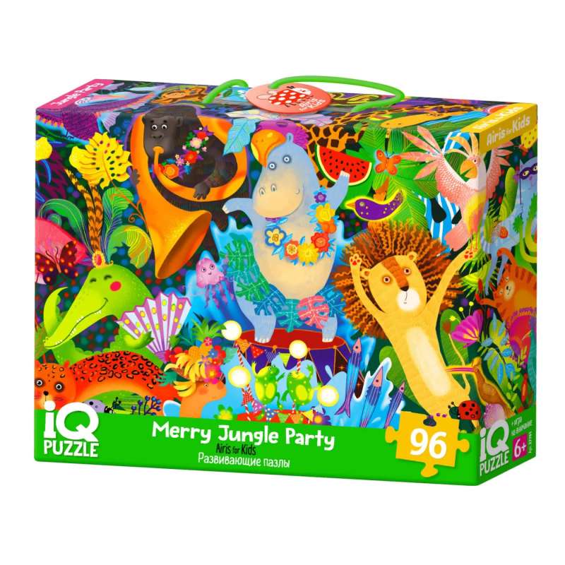 IQ Puzzle with a Development Game 96 pcs. Fun Jungle Party 5+