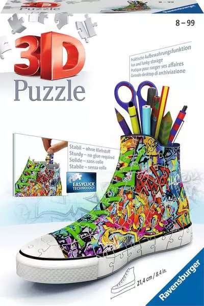 3D puzzle Pencil Holder Graffiti