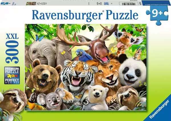Puzzle 300 Selfies with Exotic Animals