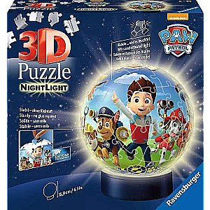 3D puzzle Paw Patrol, night light
