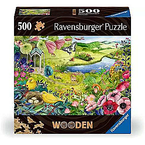 Wooden Puzzle 500 Garden