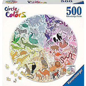 Puzzle 500 Palette of Animals