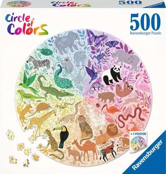 Puzzle 500 Palette of Animals
