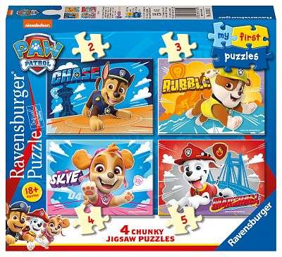 Puzzle 4 in 1 - PAW Patrol