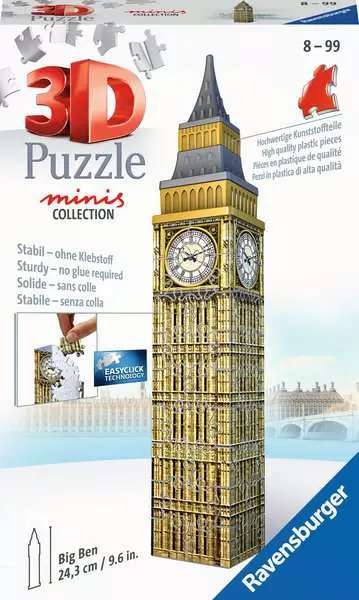 3D Puzzle 54 Mini Big Ben