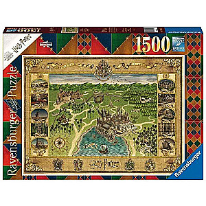 Puzzle 1500 Hogwarts Map