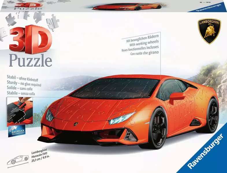 3D puzzle Lamborghini Huracan Evo