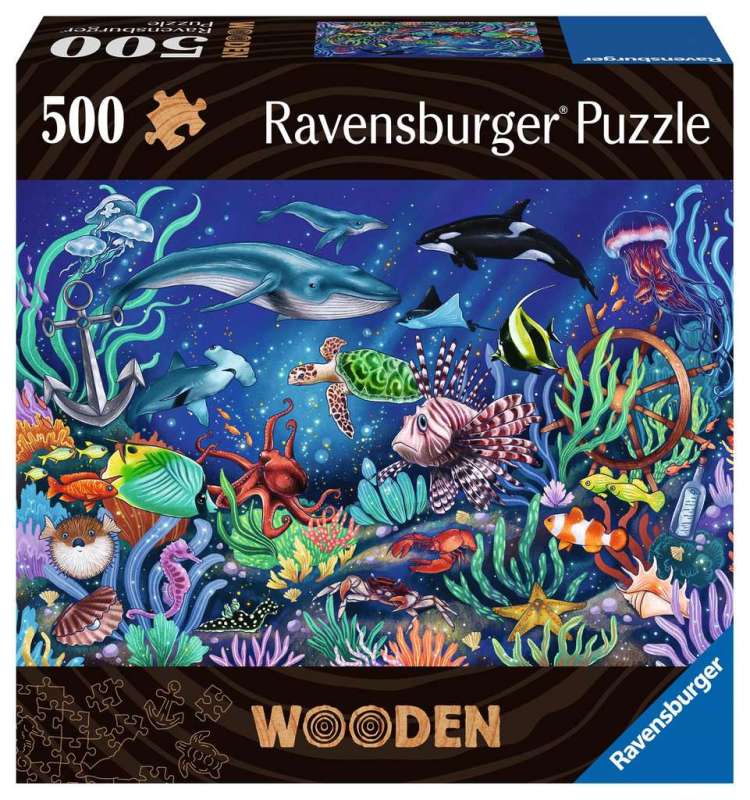 Wooden Puzzle 500 Underwater
