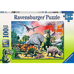 Puzzle 100 World of Dinosaurs