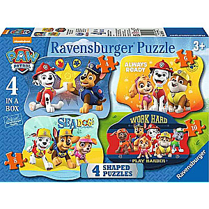 Paw Patrol 4 in 1 Puzzle