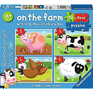 Puzzle 4 in 1 Farm, 2-3-4-5