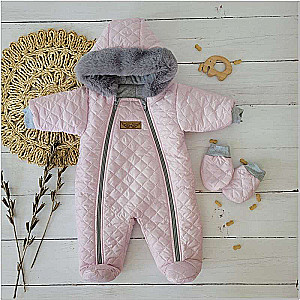Children's jumpsuit, pink color size 68
