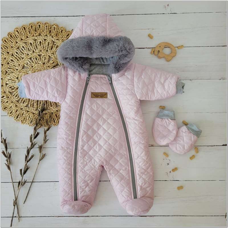 Children's jumpsuit, pink color size 56