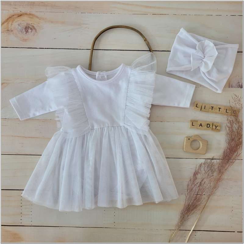 Set, 2 pcs. bodysuit, headband size 74