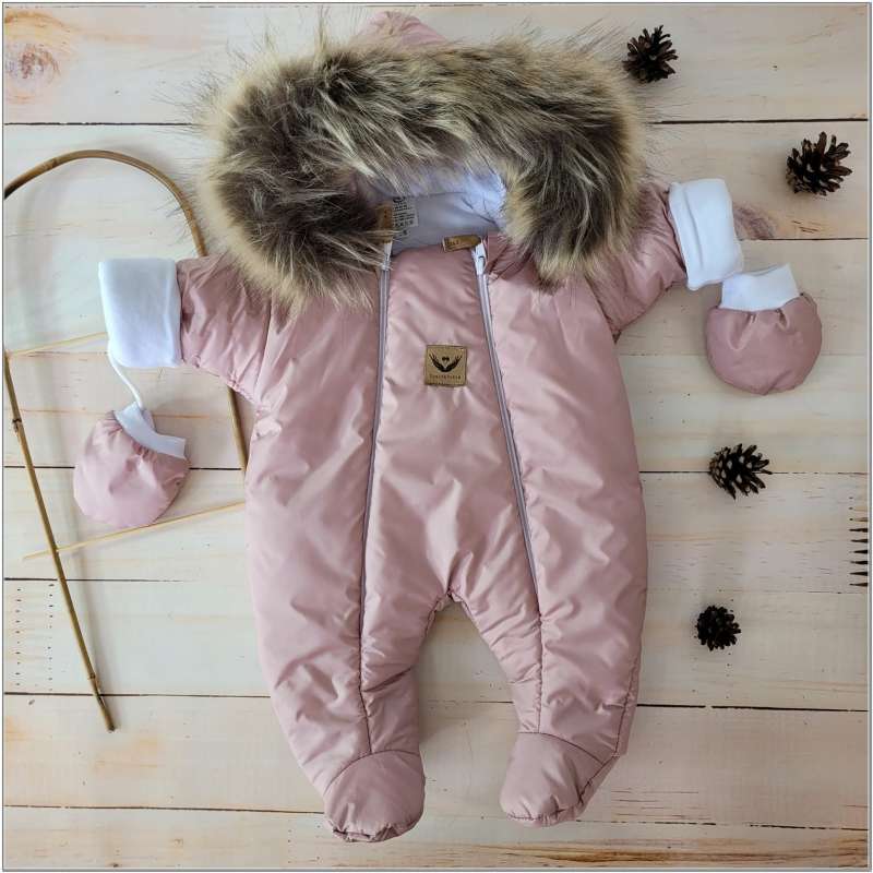 Children's overall, pink color size 56