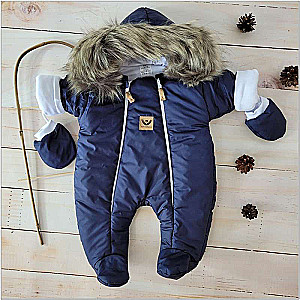 Children's jumpsuit dark blue color size 74