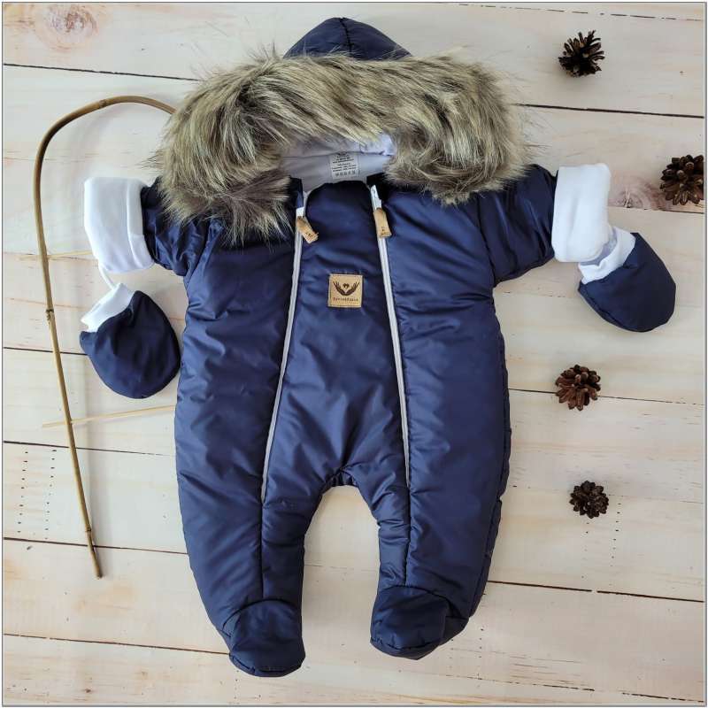 Children's overall, dark blue color size 68
