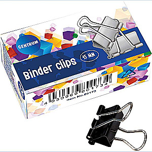 Paper Clips 15mm 12pcs. Black