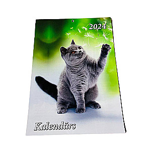 Sienas kalendārs 2024. g. A4 Kaķēni