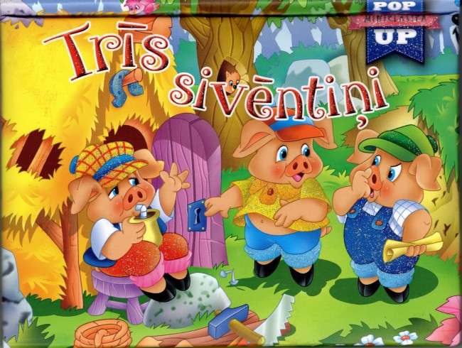 POP-UP Miniklasika. The Three Little Pigs