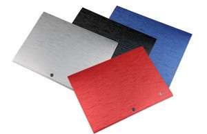 A4 Folder with Button 8mm DUNE Red