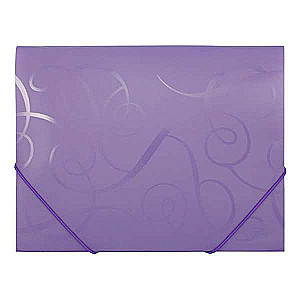 A4 Folder with Rubber Band BAROCCO Purple