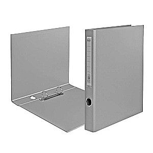 A4 folder with 2 rings 25mm gray
