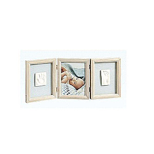 Baby Art Double Print Frame My baby Touch set for making baby footprints/handprints