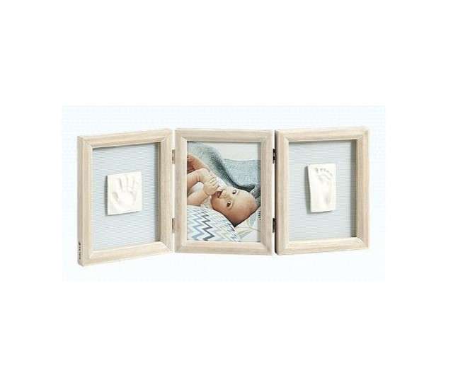 Baby Art Double Print Frame My baby Touch set for making baby footprints/handprints