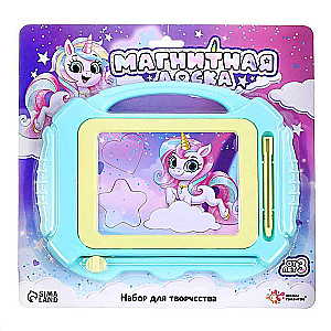 Magnetic Drawing Board with Stencil - Unicorn