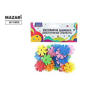 Fabric Decorative Elements CARNATION, 30 pcs.