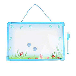 Magnetic board, marker, and 2 magnets included, colors MIX