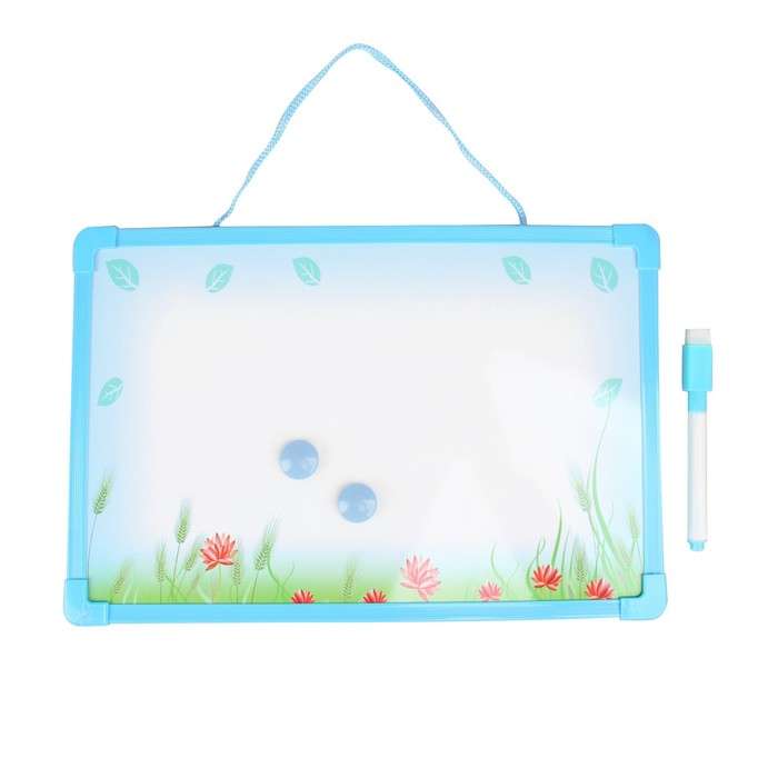 Magnetic board, marker, and 2 magnets included, colors MIX